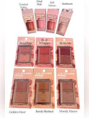 Viral Marie Claire Blush Stick & LA Colors Blush Duo
